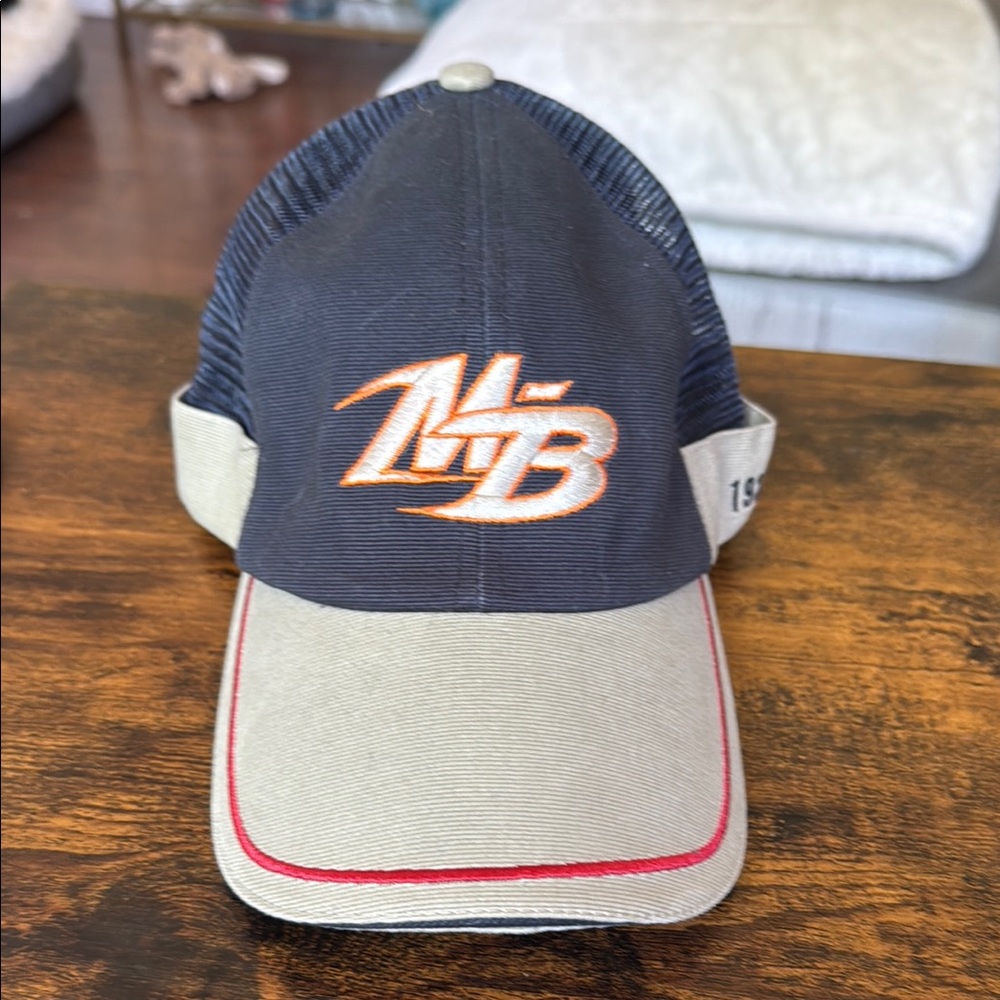 Myrtle Beach Navy and Beige Trucker Hat